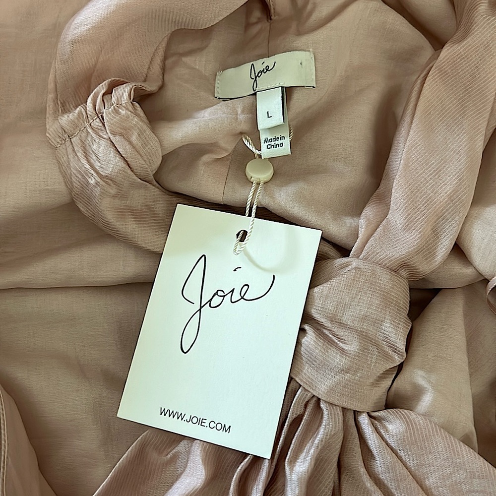 Joie NWT Blush Sand Earldena Halter Top Shirt **Size L** 🌸🌸 - Picture 6 of 6
